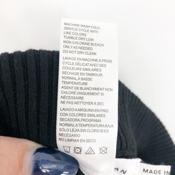 GOOD AMERICAN Women Curved Rib Icon Pant 3XL 6 Black Pull-On Knit Stretch NWOT - Picture 11 of 12